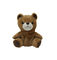 Nagrywanie powtarzających się pluszowych zabawek edukacyjnych 0,17M 6,7IN Brązowy kolor Teddy Bear Poliester